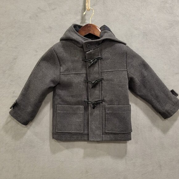 Rothchild Other - Rothchild Hooded Toggle & Zip Wool Blend Coat Jacket Size 3T